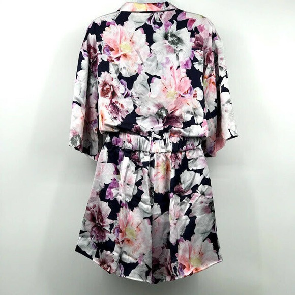 Cynthia Rowley Rose Floral Romper 12 Buckle Belt - Picture 9 of 13